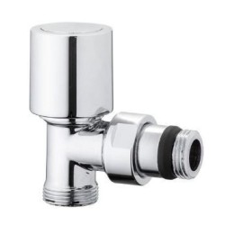 VALVOLA TERMOSTABILIZZABILE + TESTA CROMO DA 1/2 CON TESTA CROMATA