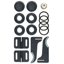 KIT TAPPI PER RADIATORE ALL.1X3/8
NERO OPACO FONDITAL CON STAFFE