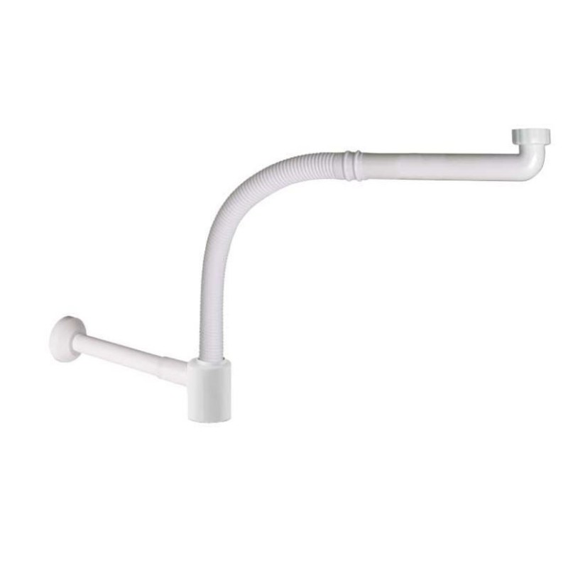 SIFONE SALVA SPAZIO PER LAVABO DISABILE Scarico Ø 32