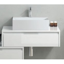 LAVABO APPOGGIO TREVI L.53 H. 14 P. 42 CERAMICA BIANCO