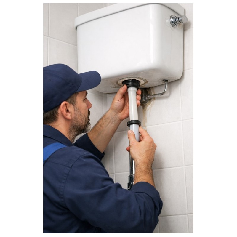 SOSTITUZIONE CANNUCCIA CASSETTA ALTA MATERIALI ESCLUSI