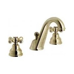 BATTERIA LAVABO  3 FORI S.A.11/4 PAFFONI IRIS IR 055 BRONZO