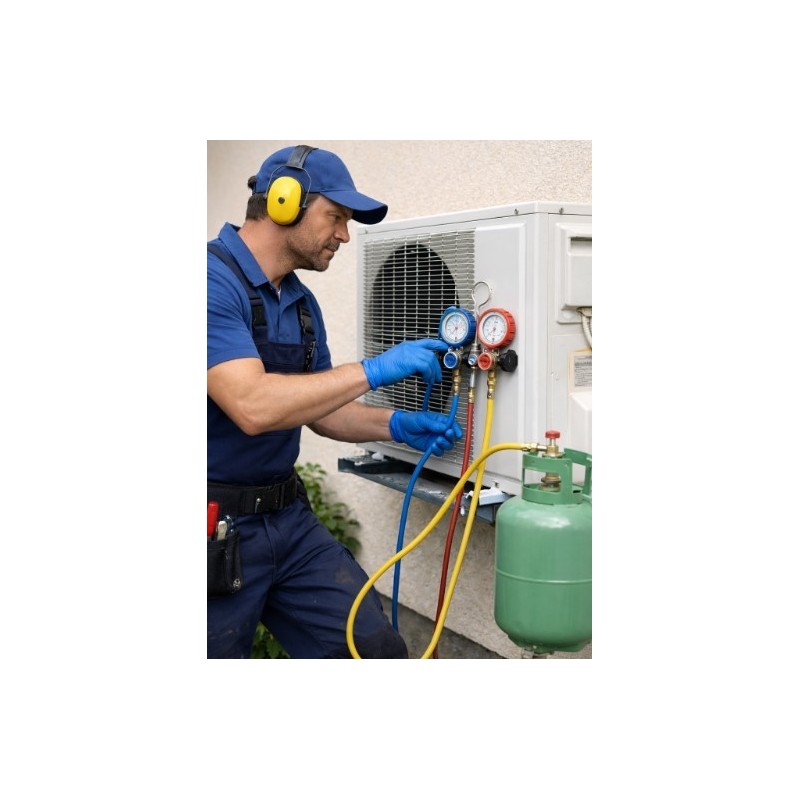 RICARICA  CONDIZIONATORE FINO A 18000 BTU CON GAS 410