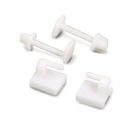 CERNIERE COPPIA PER COPRIWATER TERMOINDURENTE IN NYLON TIPO ALTO