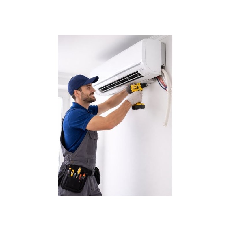 NUOVA INSTALLAZZIONE CONDIZIONATORE  DUAL SPLIT  FINO A 28000 BTU SU PREDISPOSIZIONE A REGOLA D'ARTE GIA' FATTA