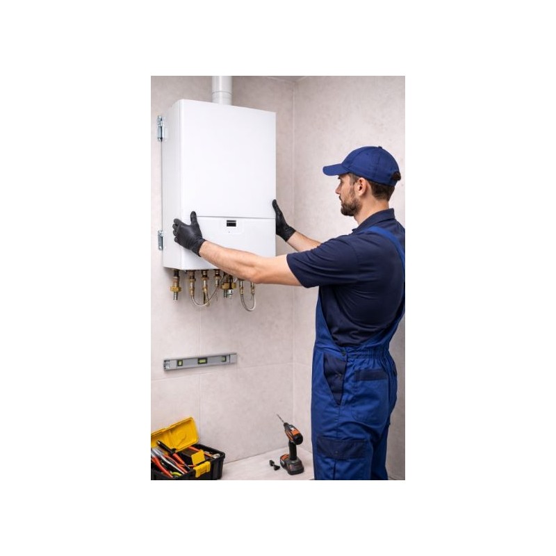 ISTALLAZIONE CALDAIA FINO A 35 KW   INTERNA ESCLUSI MATERIALI A CORREDO