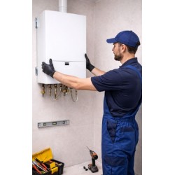 INSTALLAZIONE CALDAIA FINO A 35 KW   ESTERNA  ESCLUSI MATERIALI A CORREDO