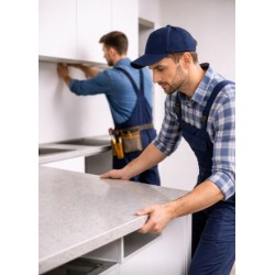 SOSTITUZIONE TOP CUCINA FINO A 2,2 PER ELETTRODOMESTICI  AD INCASSO   SMONTAGGIO, SMALTIMENTO E ISTALLAZIONE