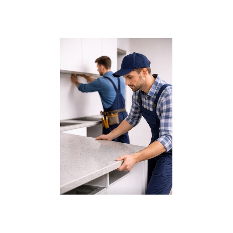 SOSTITUZIONE TOP CUCINA FINO A 2,2 PER ELETTRODOMESTICI  AD INCASSO   SMONTAGGIO, SMALTIMENTO E ISTALLAZIONE