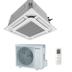 CONDIZIONATORE GREE CASSETTE CON MANDATA ARIA A 360° GRIGLIA COMPRESA 18000 BTU GAS R32 GREE 5 ANNI GARANZIA GREE SET