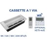 CONDIZIONATORE GREE CASSETTE CON MANDATA ARIA A UNA VIA  12000 BTU GAS R32 GREE 5 ANNI GARANZIA GREE