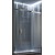 BOX PORTA SCORREVOLE A DUE ANTE MAYA SLIDE 148-156 CROMO CRISTALLO FUME' MM. 6 FORTE CON TRATTAMENTO CLEAN