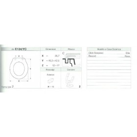 COPRIWATER CLICK SOSPESO,RECORD BIANCO