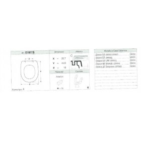 COPRIWATER GRACE 50, GRACE 68 MONOBLOCCO BIANCO