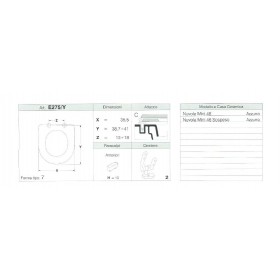 COPRIWATER NUVOLA MINI 46 BIANCO