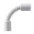 CURVA 90 SERIE UNEL IN PVC GR.20