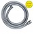 FLESSIBILE CROMATO F-FC1/2 CM200 DOPPIO AGGRAFFATURA CONICO (Italy)