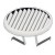 GRIGLIE AREAZIONE TONDE D.63/125 C/MOLLA