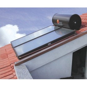 impianto solare 200L  3/4 persone 
HE200/2/T per tetto inclinato